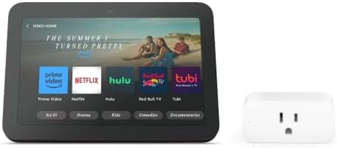 Echo Show 8 (3rd Gen, 2023 release) in Charcoal bundle with Amazon Smart Plug