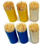 Keep it Handy 600 Pack Toothpicks - Party Bamboo Wooden Cocktail Sticks - Tooth Picks for Home, Parties, Office, etc