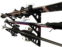 StoreYourBoard Ski Storage Rack, Horizontal Wall Rack