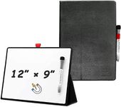 iNenya Portable Dry Erase Board,12 x 9 Inches Small White Board,Desktop whiteboard with Stand,Smart Reusable Mini A4 Drawing Notebook on Desk for Kids Shool Students Office Home