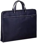 Portable Business Briefcase Case B4 Document Bag Expanding File Folder Bag Waterproof Handbag with Handle File Organiser Envelope Carrying Bag Business Storage Tote Bag