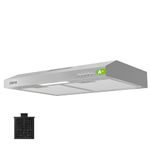 CIARRA AWS6903D 60cm Visor Cooker Hood Undercabinet Hoods Wall Mounted Kitchen Extractor Fan 600mm Top Vented Range Hood