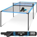 SereneLife Portable Ping Pong Table – Foldable Table Tennis Table for Indoor & Outdoor Play, Easy Assembly, for Game Room, Camping & Backyard