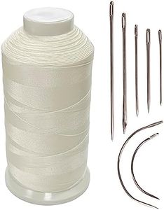 Haobase Bonded Nylon Hilo de coser 1500 yardas T70#69 para cuero, bolsos, zapatos, lona, tapicería