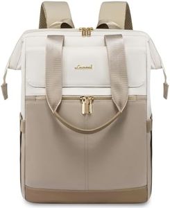LOVEVOOK Zaino Porta PC Donna 15,6 Pollici, Zaino Lavoro Antifurto, Zaino da Università Impermeabile, Computer Backpack Capiente per Laptop con Porta USB per Viaggi, Docente, Ufficio, Scuola