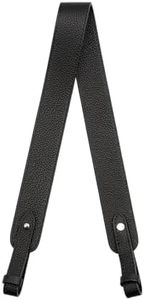 jiesinlov Genuine Leather Shoulder Bag Straps Replacement for Picotin Handbags (Silver Black-L)