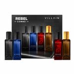 VILLAIN Rebel Luxury Perfume Gift Set 4X20Ml | Long Lasting Edp Fragrance Combo - Woody, Oud, Musk, Aqua | Perfume For Men & Women | Gift For Sister/Brother, Liquid