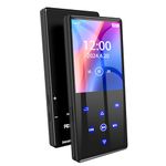 Lvcdodvd 64GB MP3 Players with Bluetooth 5.0 Music Player HiFi Sound MP3 Player with Speaker FM Radio Voice Recorder E-Book Rechargeable Battery Support up to 128GB TF Card