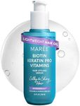 MAREE Hair Oil for Frizzy and Damaged Hair with Vitamins A, E, B5 - Anti Frizz Control Sérum for Curly Women & Men - Aceite de Argán Para el Cabello - Biotin Keratin Antifrizz Products 3.4 fl oz