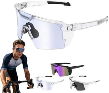 UV400 Photochromic Polarized Safety Glasses – Impact Resistant for Cycling, Driving & Work (1pcs-c)