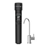 Waterdrop 17UB-UF 0.01 μm Ultra Filtration Under Sink Water Filter System for Baçtёria Reduction, Reduces Lead, Chlorine, Bad Taste & Odor, 24K Gallons, with Dedicated Brushed Nickel Faucet, USA Tech