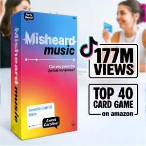 Lucky Egg Misheard Music Game – Party Card Game for Adults & Teens