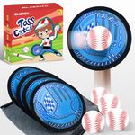 BLAZPATH Soft Velcro Ball Toss and Catch Game Set for Kids 3 4 5 6, Toddler Velcro Sticky Baseball Catchers Glove Mitt, Beginner Training Play Catching Throw Sports Toys for Outdoor/Indoor/Beach