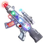 Light Up Spin Ball Blaster Toy Gun,