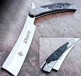 Straight Razor Pocket Knife 10" dar