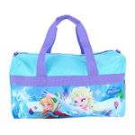 Girls Frozen Blue 18" Duffel Bag Standard