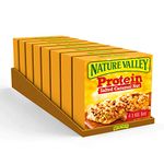 Nature Valley Protein Salted Caramel Nut Gluten Free Cereal Bars 4 x 40g (Pack of 8, total 32 Bars)