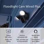 Ring Floodlight Cam Wired Plus, Black with Ring Video Doorbell, Venetian Bronze