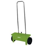 Draper Rotary Seed Spreader | 12L Hopper | Lawn Spreader Wheeled | Grass Fertiliser | Adjustable Distribution Rate | Aluminium Frame |09984