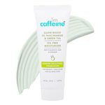 mCaffeine Glow Boost 5% Niacinamide & Green Tea Oil Free Moisturizer | Brightens & Even-Tones | 72Hrs Moisturization | Reduces Acne Marks & Blemishes | Lightweight Moisturizer For All Skin Types -50ml