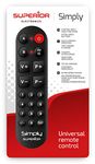 Simply Numeric Universal Large Button Remote Control for 2 Devices