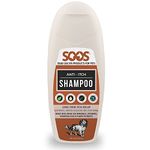 Soos Pet Shampoo Anti-Itch Natural Dead Sea Minerals Fast Absorbing Clean Fur with Vitamins Essential Oils Natural Ingredients Antiba-cterial and Antif-ungal for Dogs and Cats - 1x Pet Shampoo (250ml)