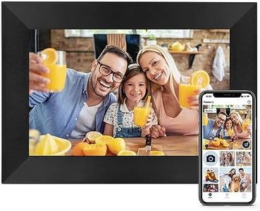 Anna Bella Digital Picture Frame 8 Inch WiFi Digital Photo Frame IPS HD Touch Screen, Smart Cloud Photo Frame with [Upgrade 32GB Storage] Share Photos and Videos Via AiMOR App Anytime Anywhere