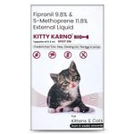 Kitty Karno's Flea and Tick Control: Powerful Cat Flea Killer - Effective Flea Medicine for Cats and Kittens (8 Weeks Onwards), Effective Cat Spot On for Flea & Tick Prevention | Pack of 1 (0.5 ml)
