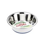 Classic Pet Products Non-Slip Stainless Steel Dish (1600 ml - 215 mm, 8.5 inch Diameter Dog Bowl)