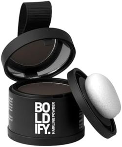BOLDIFY Hairline Powder - Root Touch Up Hair Color for Gray Coverage - Bald Spot Concealing Hair Powder for Women & Men - 24-Hour Stain-Proof - Ash Brown