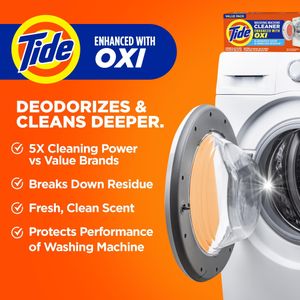 Tide Washing Machine Cleaner – Deep Clean Tablets, 5-Pack
