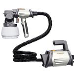 Tilswall Paint Sprayer Shark800 Electric Fence Paint Sprayer with 1300ml Container, HVLP Spray Paint Gun with 4 Nozzles and 3 Spray Modes for Fences, Sheds, Decking, Walls, Ceilings, Garden Furniture