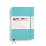 LEUCHTTURM1917 - Notebook Hardcover Medium A5-251 Numbered Pages for Writing and Journaling (Aquamarine, Dotted)