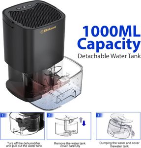 Belaco Portable Dehumidifier, 1000ml – Compact Moisture Absorber