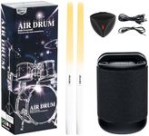 Virtual Air Drum Set,Electric Air Drum Sticks Kit,Drum Sticks & Pedals & Bluetooth Adapter Speaker,electric drum set for kids Beginners Adults