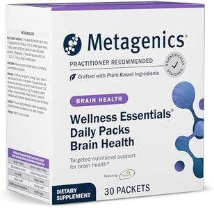 Metagenics Wellness Essentials Brain Health Daily Packs - Comprehensive Brain Support* - with Alpha Lipoic Acid, Biotin, DHA, Folate & More - Gluten-Free - 30 Packets