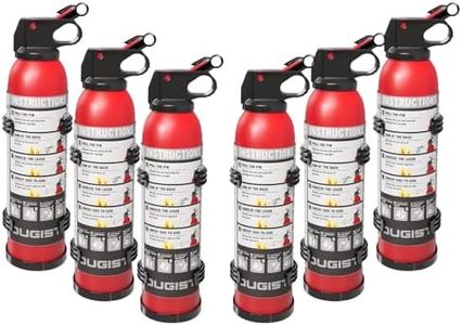 Dry Stop Fire Extinguishing Spray for Home & Car – 600g Portable Dry Chemical Fire Suppression Spray | For Kitchen Grease, Electrical, Vehicle & Garage Fires, Easy to Use (6-Pack)