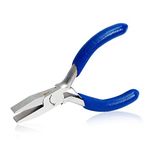 SPEEDWOX Mini Flat Nose Pliers 3 Inches Precision Jewelry Making Plier Wide Flat Jaws Small Hand Tools Professional Fine Pliers DIY Craft Beading Hobby Wire Work