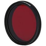 Infrared Lens Filter, 58mm Adjustable Optical Lens Filter, 530-750nm for DSLR Camera IR Photography