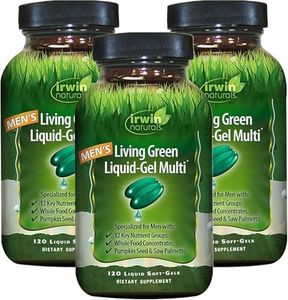 Irwin Naturals Men's Living Green Daily Multivitamin | 120 Softgels 3-Pack