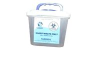 FAIRBIZPS Bio-Medical Sharps Container Waste Box, Metallic Implants, Bio-hazard, Bio-Medical Sharps Container Puncture Proof Box 5 LTR Pack 1