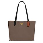 Coach Women's Willow Tote, Dark Stone