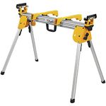 DEWALT Miter Saw Stand, Collapsible and Portable, 40” Beam, Extends up to 10 ft, Holds up to 500 lbs (DWX724),Silver