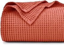 PHF 100% Natural Cotton Waffle Blan
