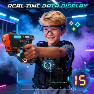 VATOS Rechargeable Laser Tag Set – Multiplayer Infrared Blasters