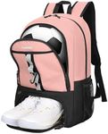 Goloni Youth Soccer Bag,Basketball Bag with Ball Compartment & Shoe Compartment,Backpack for Football Volleyball Basketball