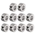 uxcell 10pcs Set Screw Collars 10mm Bore Shaft Collars, 20mm OD, 10mm Width, Landing Gear Stopper Wheel Collar