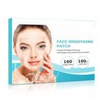 Face Wrinkle Patches 160 Pieces Wrinkle Remover Strips Pure Collagen Anti Wrinkle Patches Facial Patches for Wrinkles, Face Tape for Smooth Eye,Mouth,Forehead Wrinkles-Reduces Wrinkles, Nourishes Skin