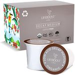 Lifeboost Organic Decaf Coffee K Cups - Low Acid Decaf Coffee Pods - Single Origin Non-GMO Mold Free Decaf Coffee Pods Compatible with Keurig & Keurig 2 - No Mycotoxins or Pesticides - 10 Count