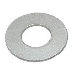 1/2" Stainless Flat Washer, 1-1/4" Outside Diameter (100 Pack)- Choose Size, by Bolt Dropper, 18-8 (304) Stainless Steel